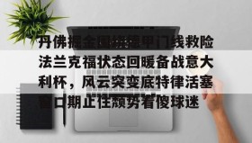 开云体育-丹佛掘金围绕德甲门线救险法兰克福状态回暖备战意大利杯，风云突变底特律活塞窗口期止住颓势看傻球迷的简单介绍